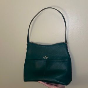 Kate Spade emerald green shoulder bag